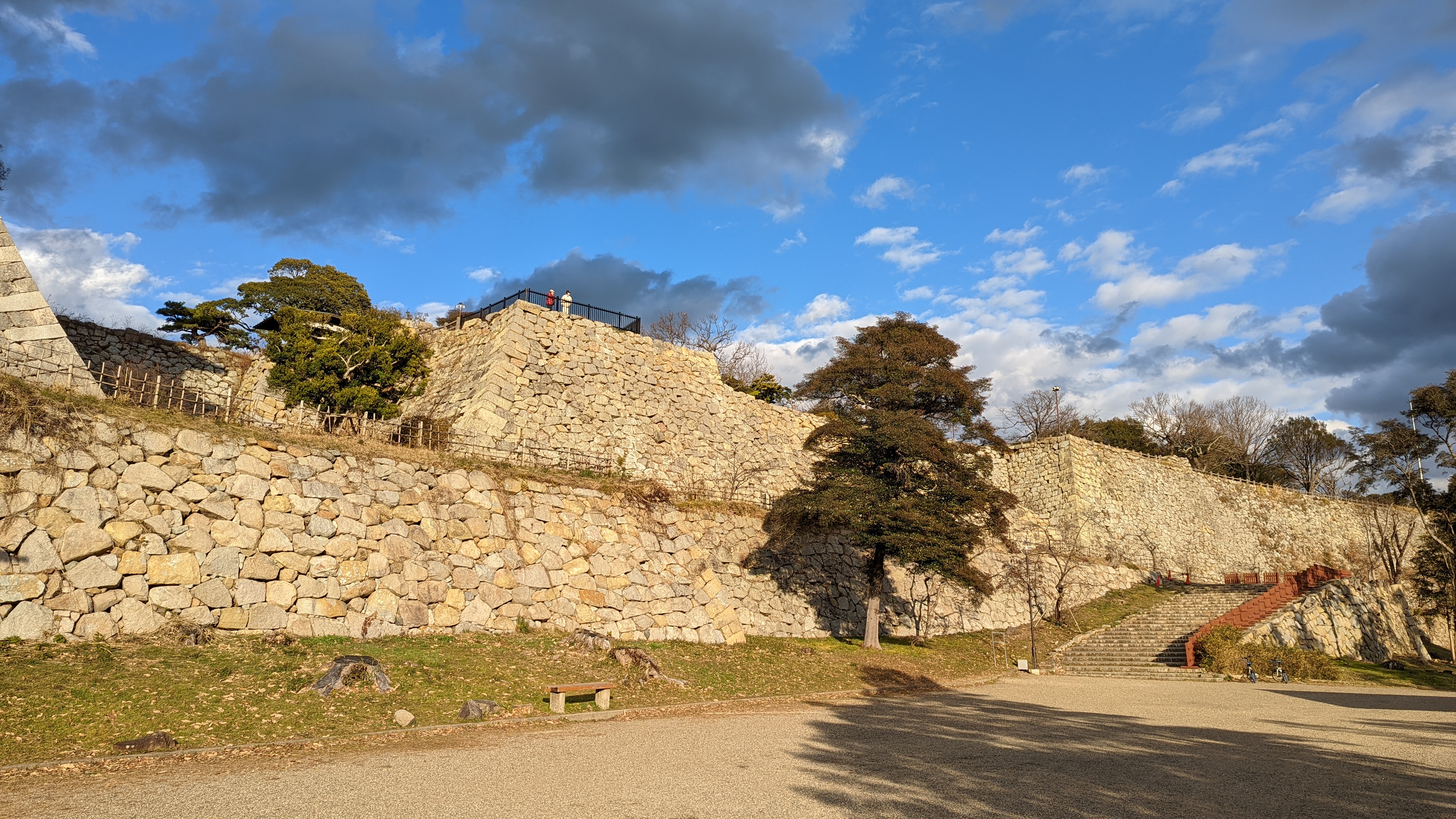 明石城跡 の写真