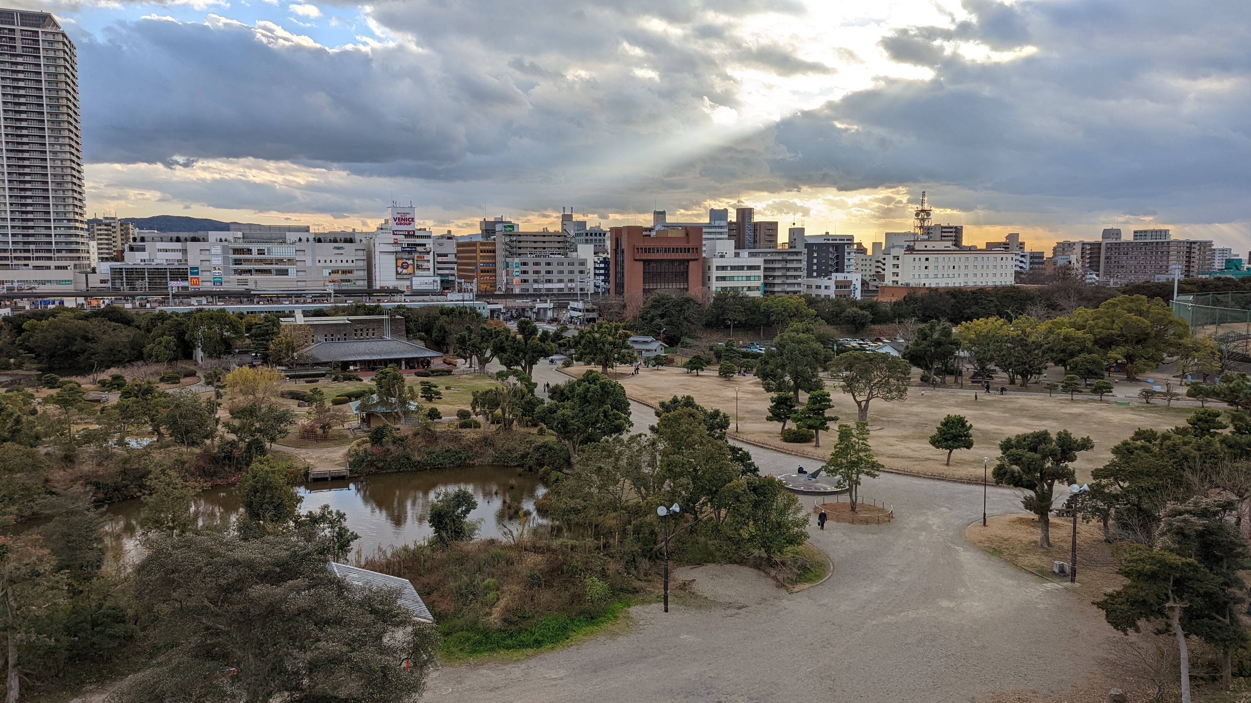 明石城跡 の写真