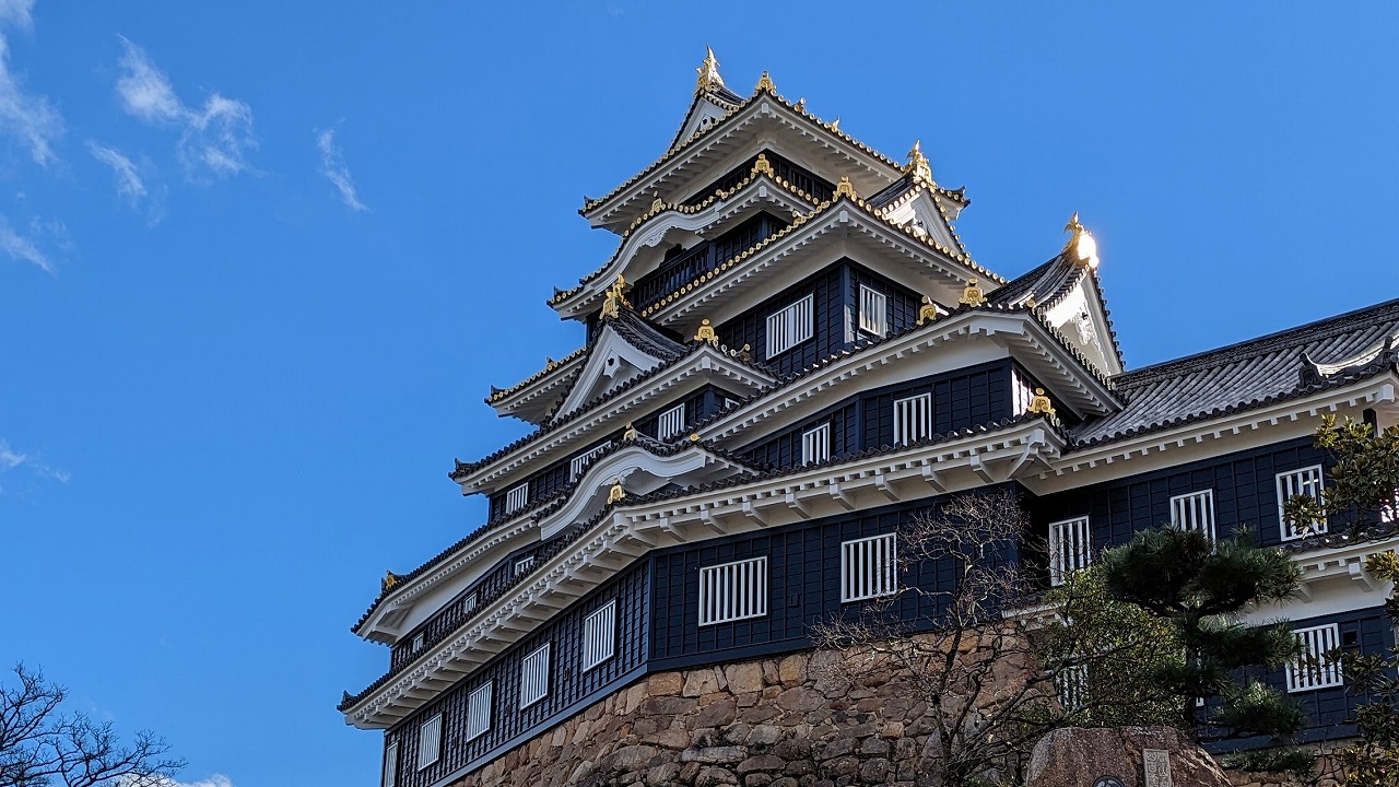 岡山城の外観写真